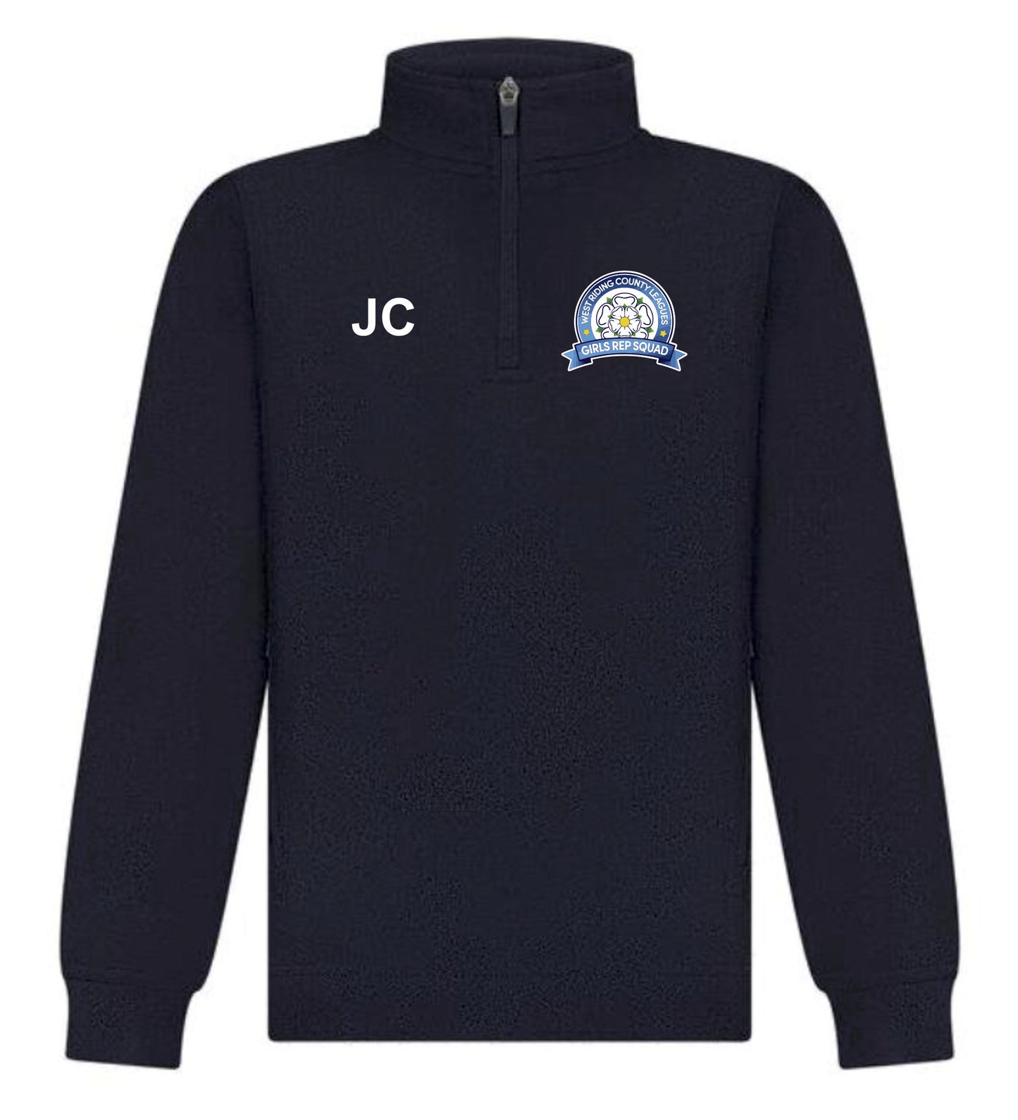 Navy Blue 1/4 Zip Tracksuit Top